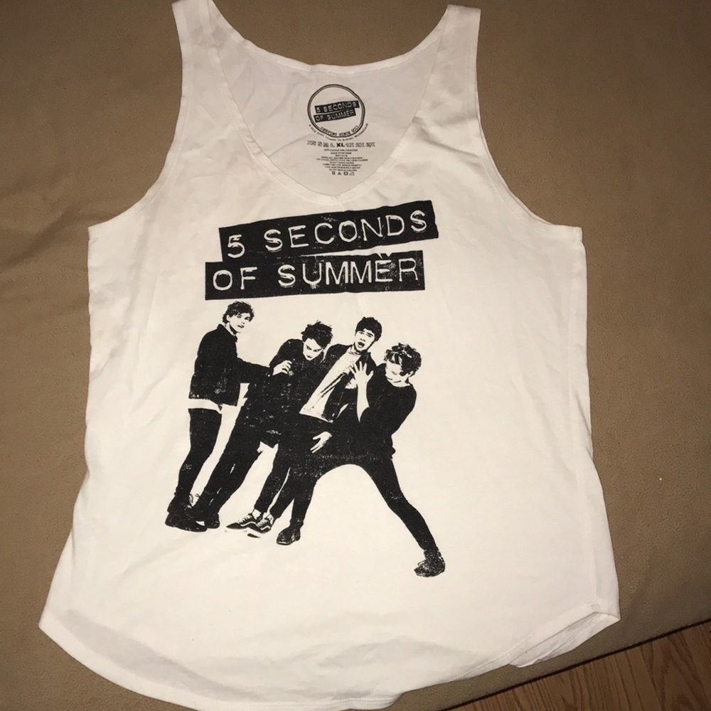 5 seconds of summer tank top